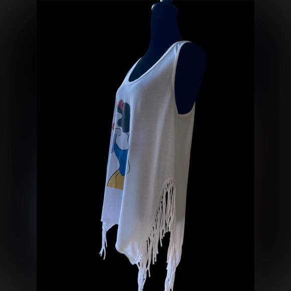 Disney's Snow White tank with decorative fringe detailing along the bottom hem. - Picture 3 of 7